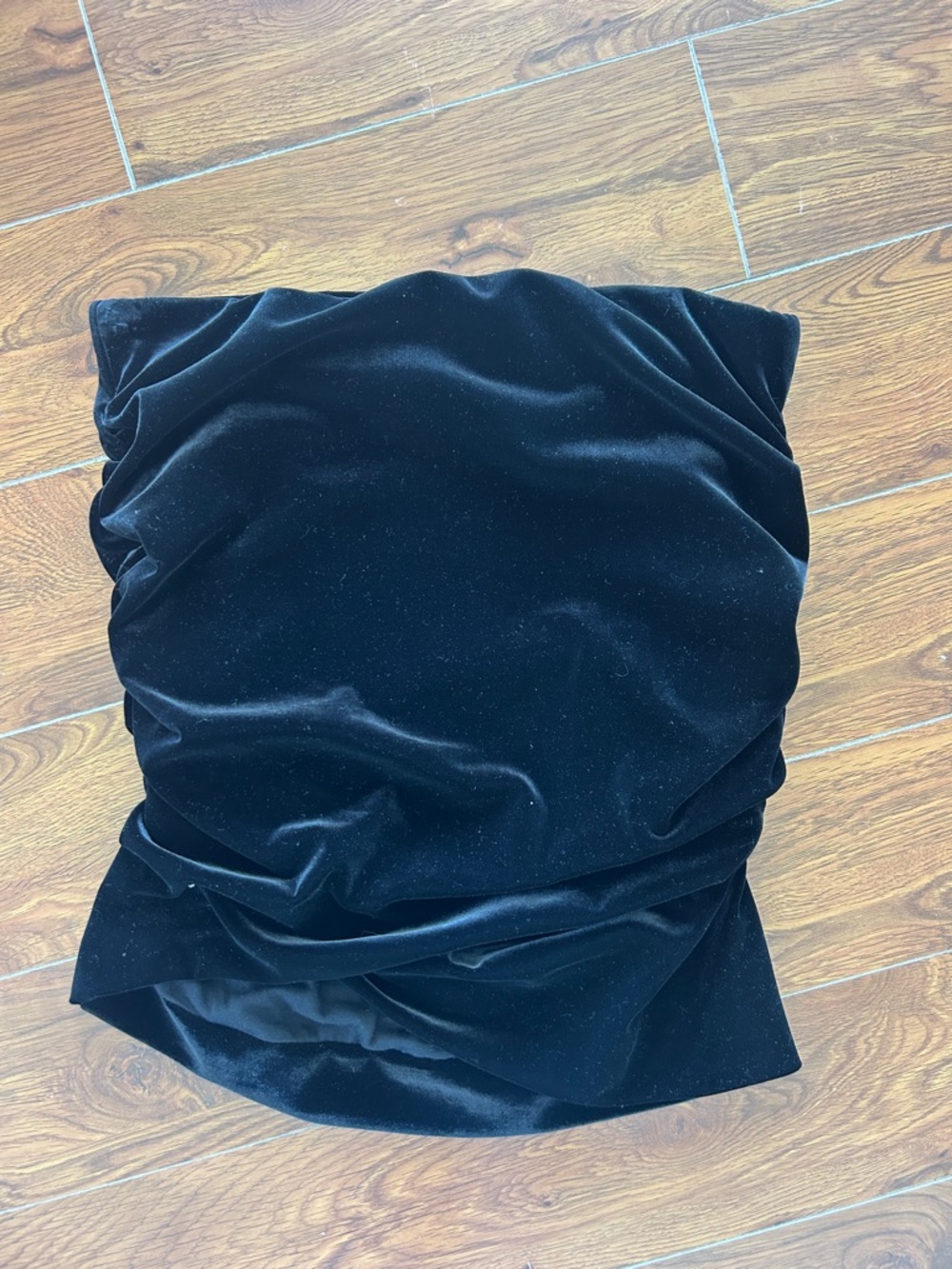 The Kooples Black Velvet Mini Skirt